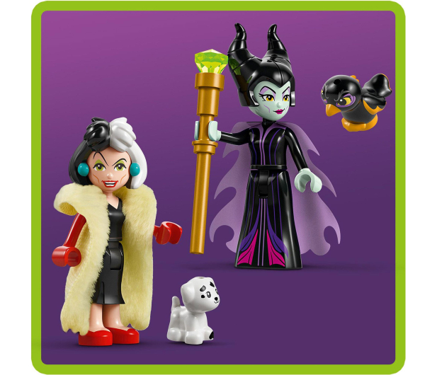 LEGO Disney Princess 43262 Suknie Diaboliny i Cruelli De Mon - 1308199 - zdjęcie 9